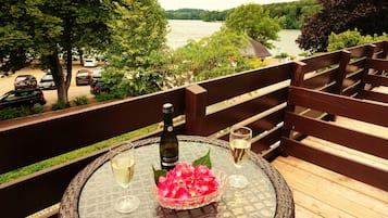 Blick von der Unterkunft