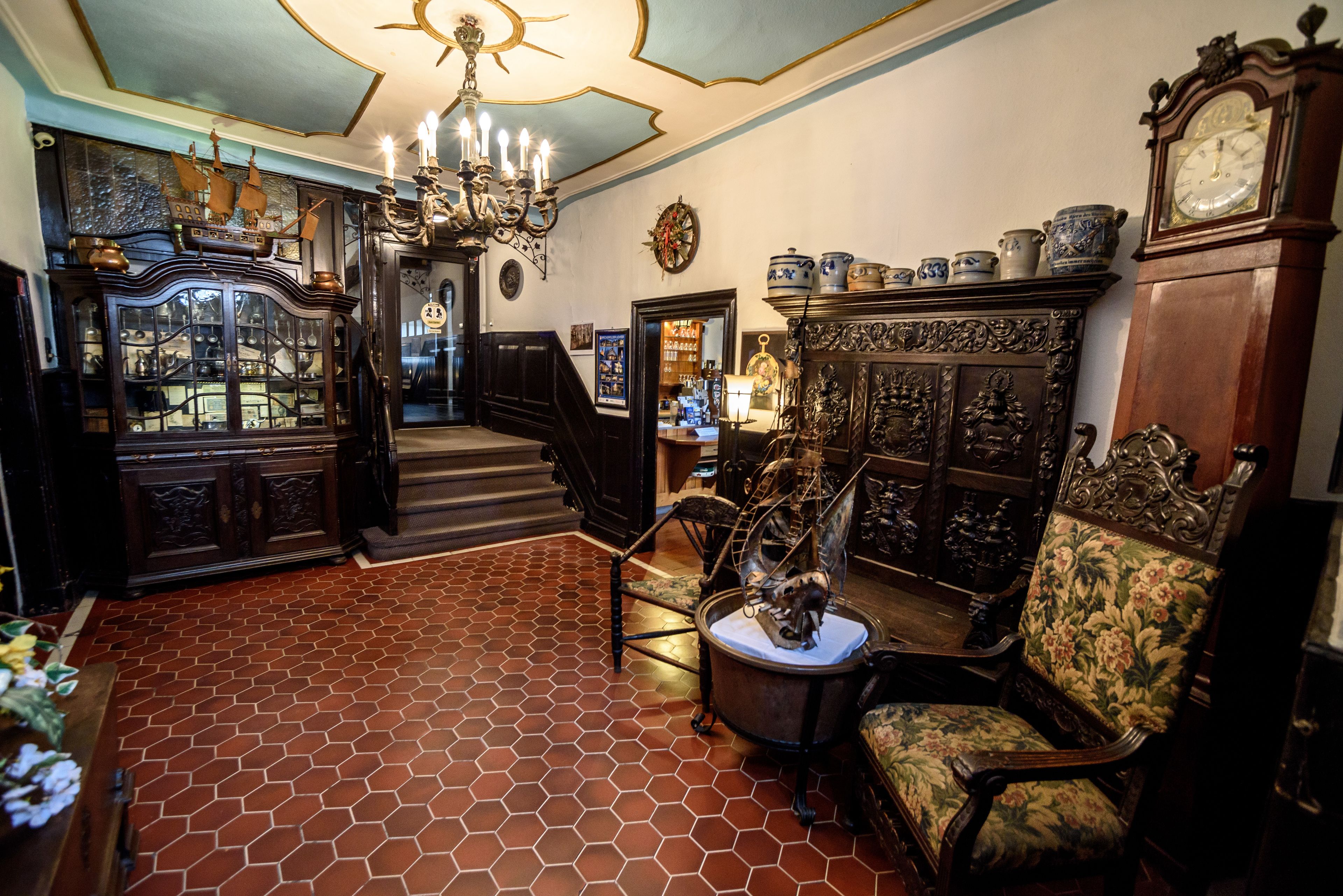Interior entrance