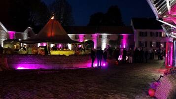 Front of property - evening/night