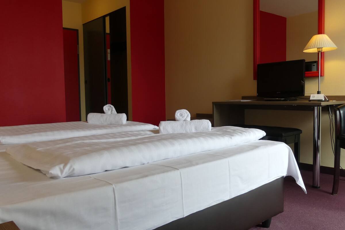 in-room safe, desk, blackout curtains, free cots/infant beds