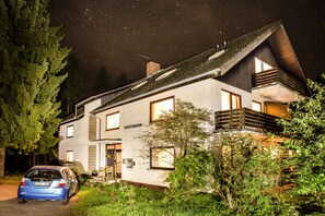 Front of property - evening/night