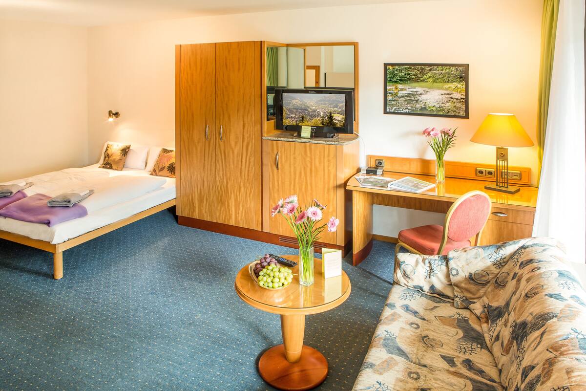 Chambre Double ou avec lits jumeaux, vue jardin