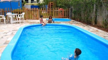 2 outdoor pools, pool umbrellas, sun loungers
