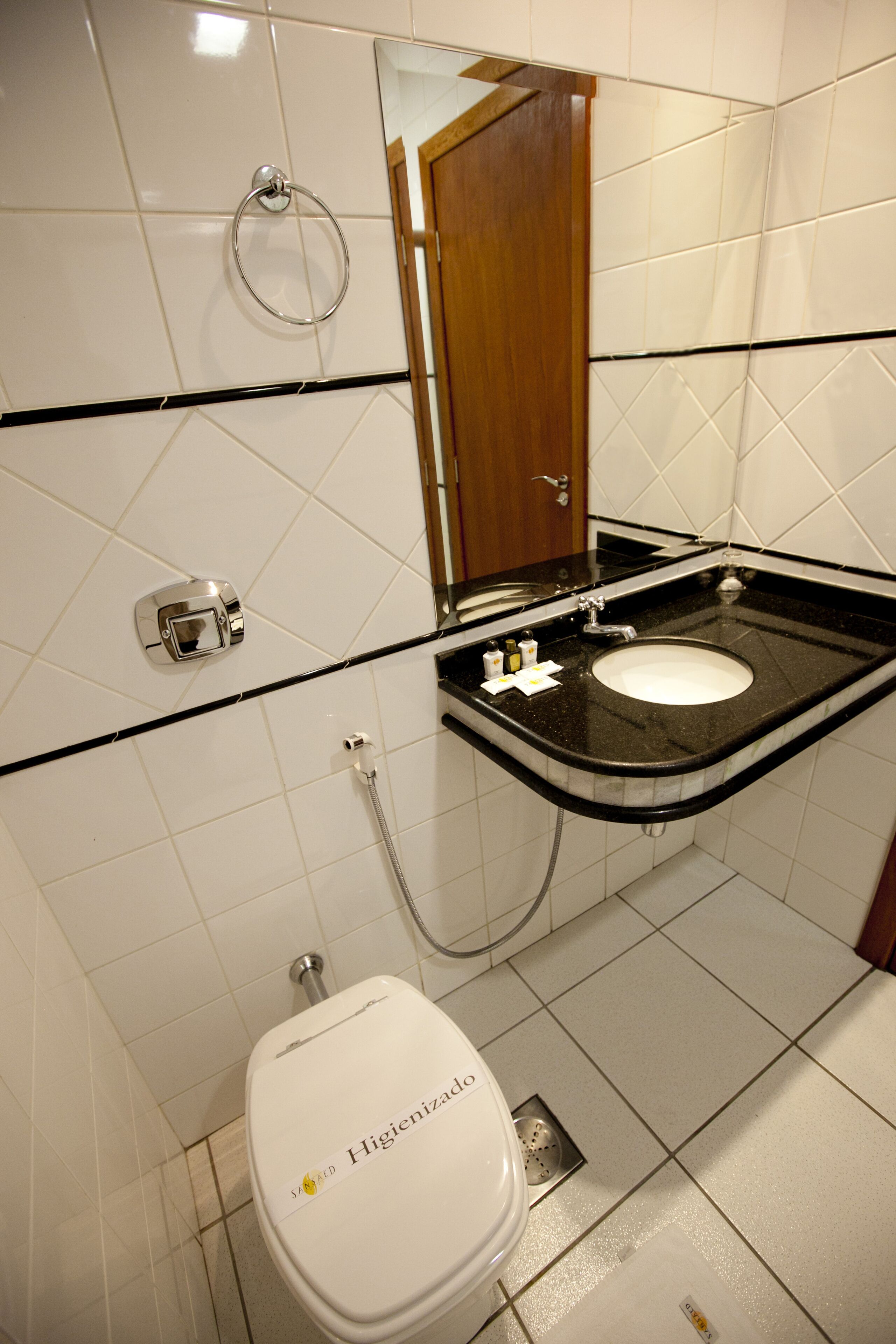 free toiletries, towels, soap, shampoo