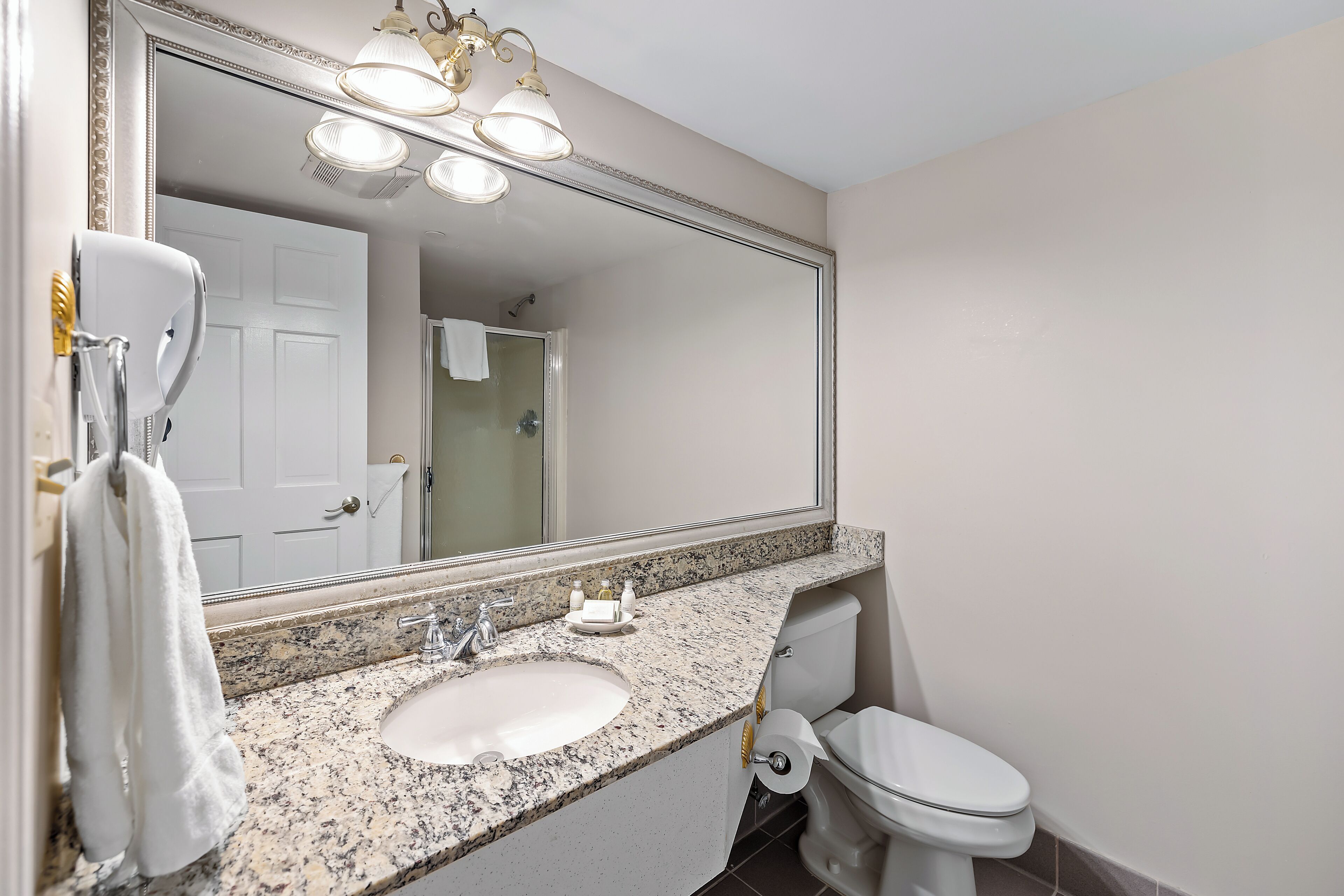 desk, blackout curtains, iron/ironing board, free cots/infant beds