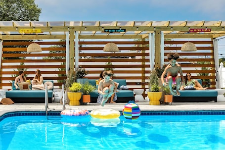Indoor pool, outdoor pool. Freebird Motor Lodge by Reverie Boutique Collection