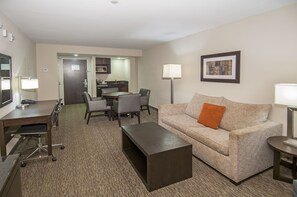 Suite studio, 1 très grand lit, non-fumeur | 1 chambre, literie de qualité, coffre-fort, bureau