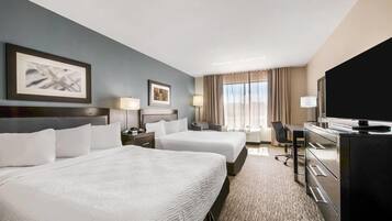 Room, 2 Queen Beds, Accessible, Non Smoking | 1 bedroom, premium bedding, in-room safe, desk