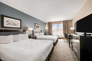 Room, 2 Queen Beds, Accessible, Non Smoking | 1 bedroom, premium bedding, in-room safe, desk