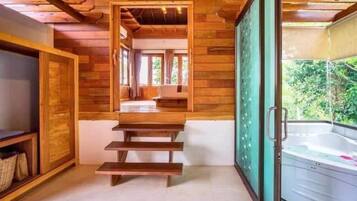 2 Bedrooms Pool Villas Sea View | Bathroom | Shower, rainfall showerhead, free toiletries, hair dryer