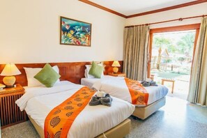 Een minibar, een kluis op de kamer, gratis babybedden, extra bedden