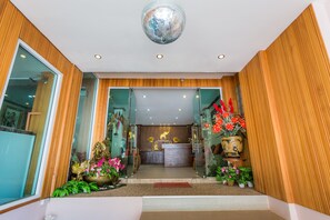 Interior entrance
