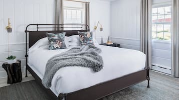 Premium bedding, blackout drapes, iron/ironing board, free WiFi