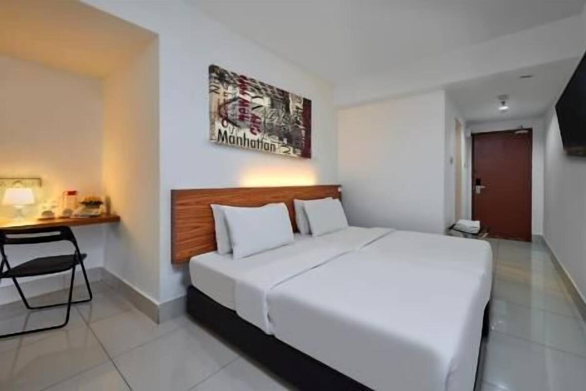 Individually furnished, desk, blackout drapes, soundproofing