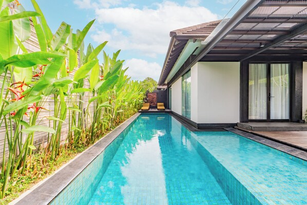 Signature Villa, 1 Bedroom, Private Pool (Free Afternoon Tea & Welcome Massage) | 1 bedroom, premium bedding, free minibar, in-room safe