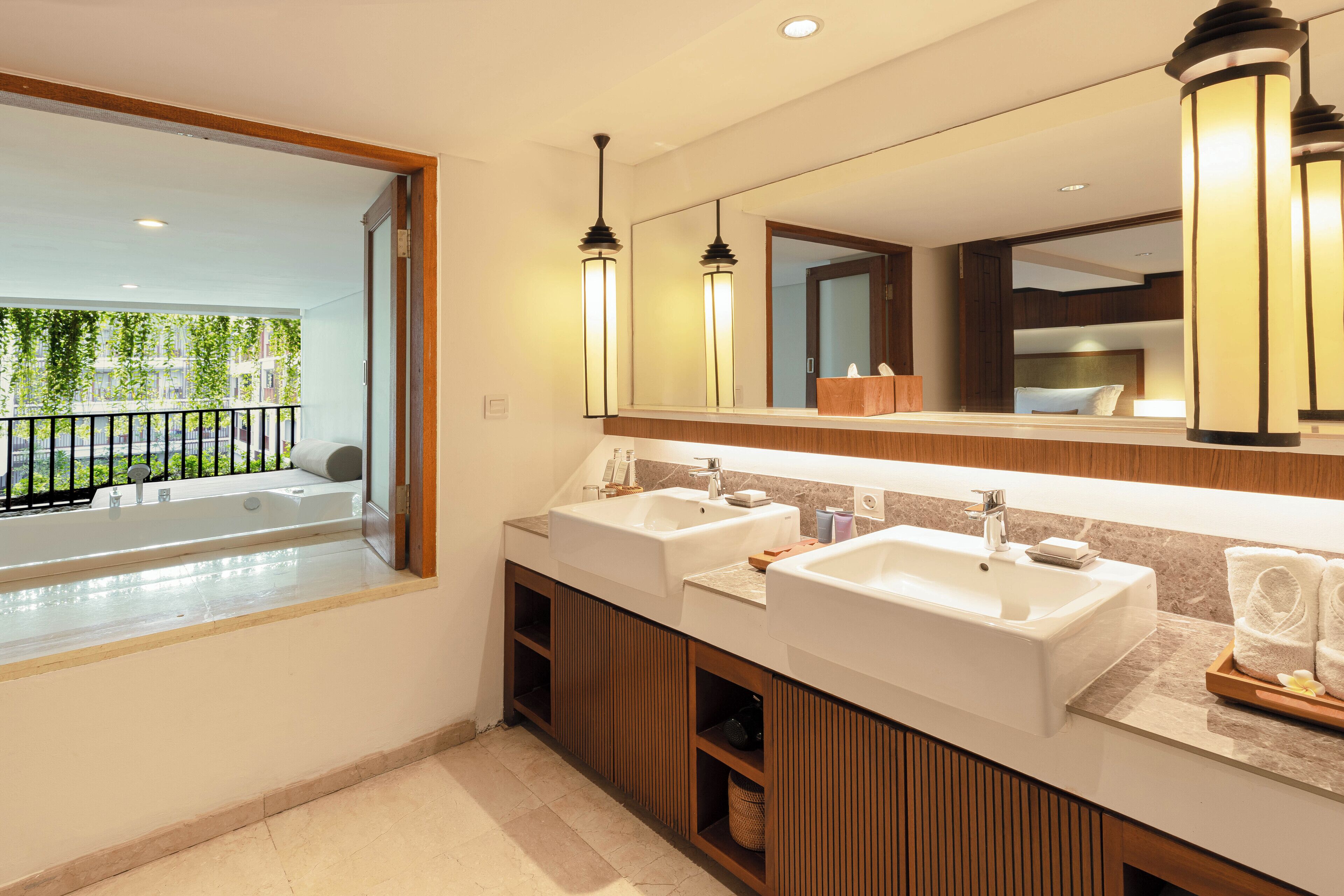 free toiletries, hair dryer, slippers, towels