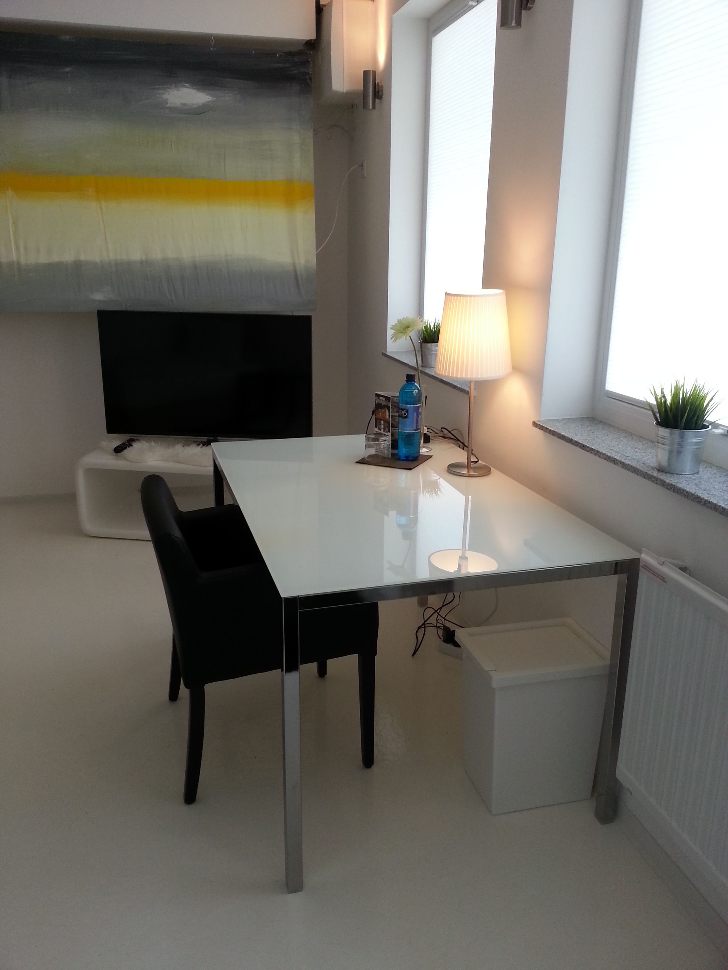 deluxe single room | living area | 40-inch led tv with satellite channels, tv