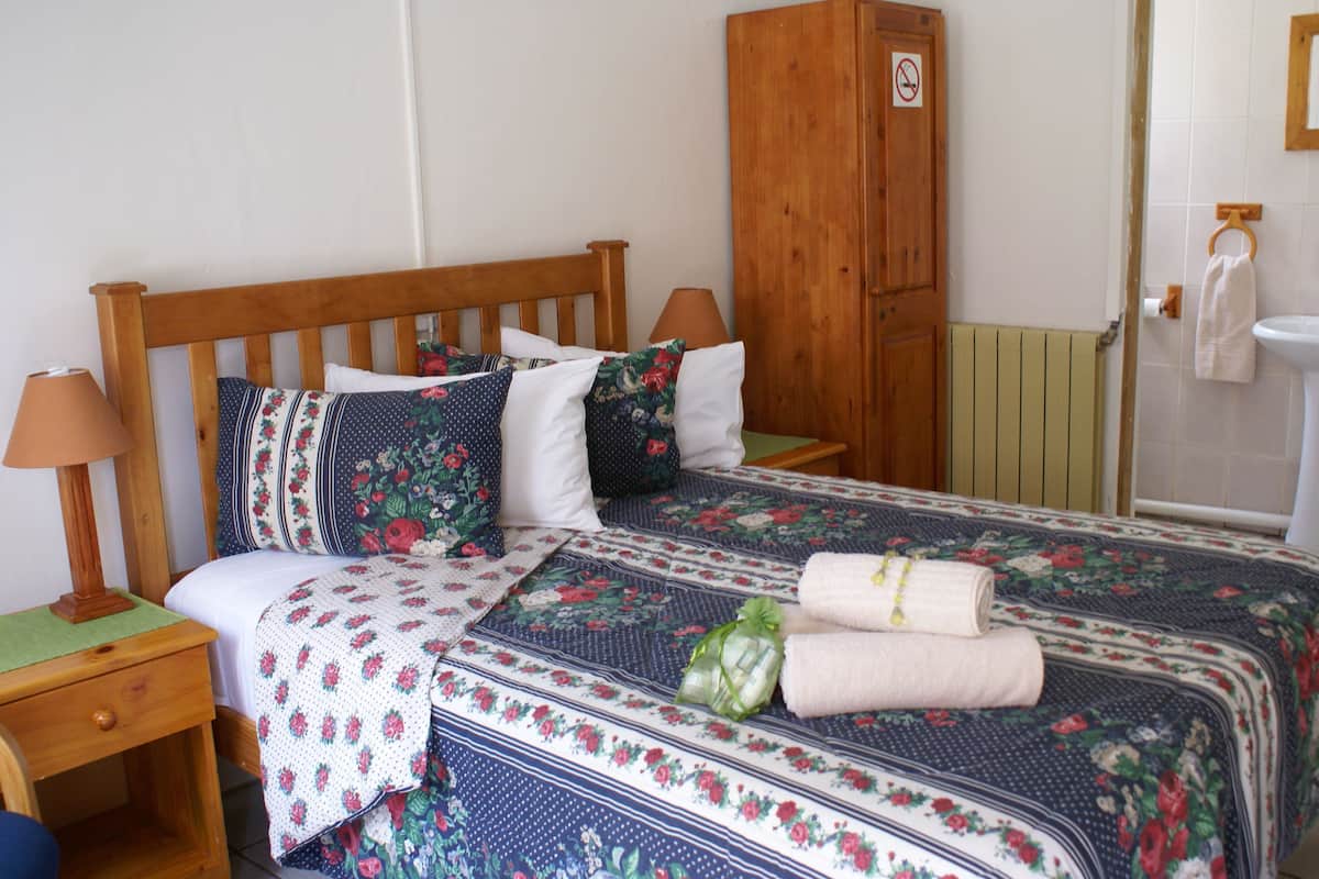 Budget Single / Double Room | Een kluis op de kamer, een bureau, een strijkplank/strijkijzer