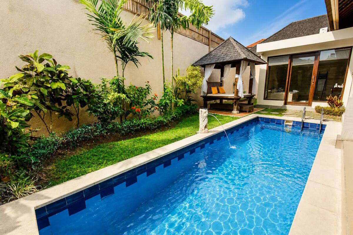 Family Villa, 2 Bedrooms, Private Pool (Free Shuttle to Seminyak Village)