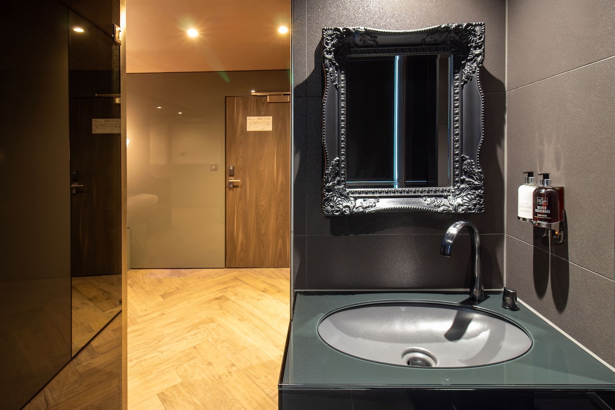 double room (vip) | bathroom | shower, rainfall showerhead, eco-friendly toiletries, hair dryer