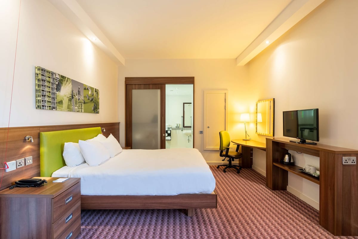 Room, 1 Queen Bed with Sofa bed, Accessible | In-room safe, laptop workspace, blackout drapes, iron/ironing board