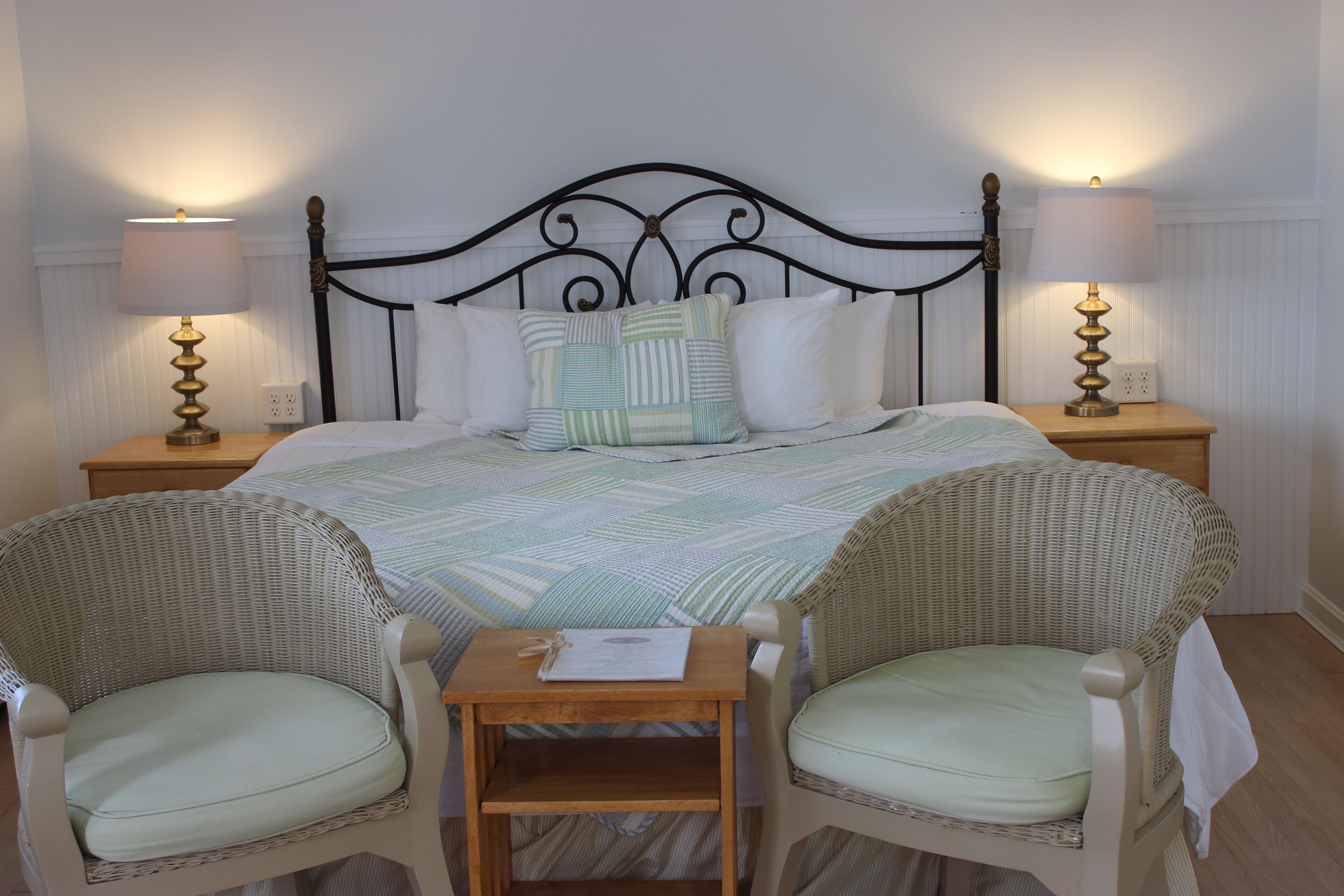 cottage king room first floor only | individually decorated, individually furnished, laptop workspace