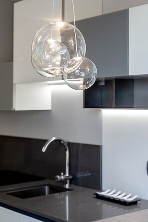 Leilighet – design | Eget kjøkken | Kaffetrakter/tekoker