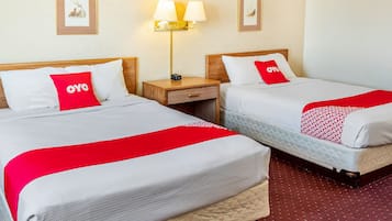 Premium Room, 2 Queen Beds | Desk, iron/ironing board, free rollaway beds, free WiFi