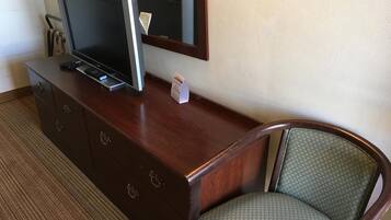 Blackout drapes, iron/ironing board, free WiFi, bed sheets