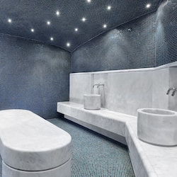 Sauna, Turkish bath/hammam, body treatments, facials, 6 treatment rooms