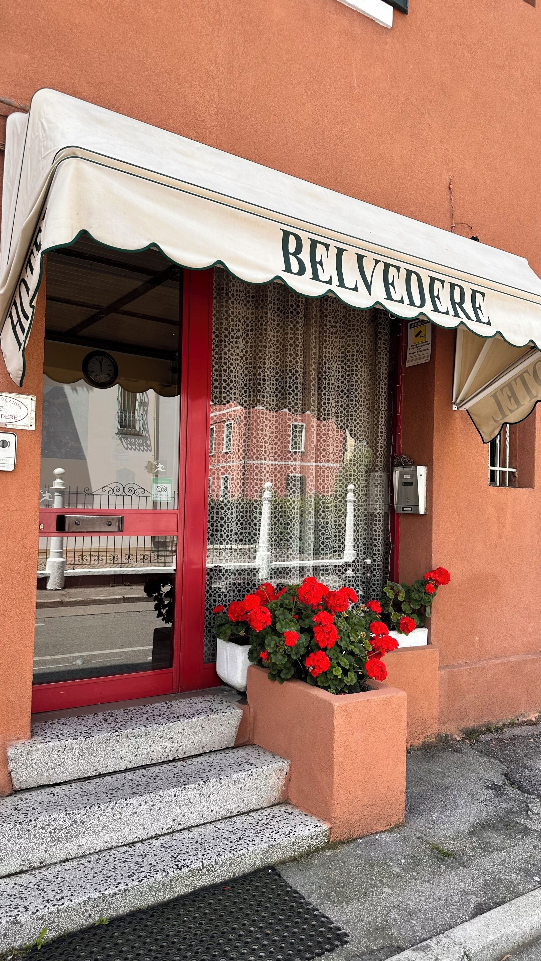 Façade de l’hébergement