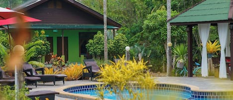 Superior Double Room, 1 Bedroom, Terrace, Pool View | Terrace/patio