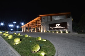 Front of property – evening/night