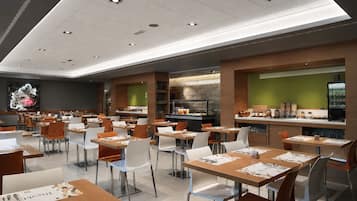 Tägliches Frühstücksbuffet gegen Gebühr