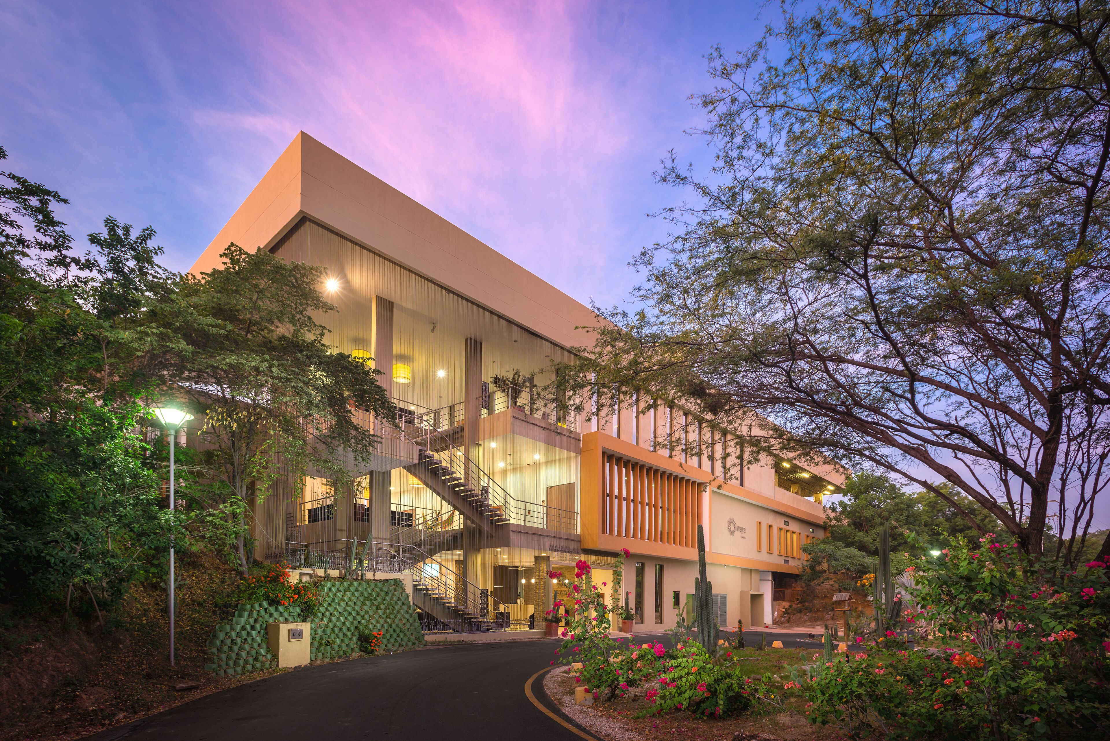 Front of property - evening/night