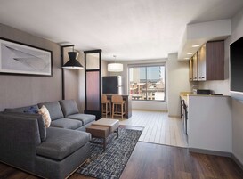 In-room safe, desk, iron/ironing board, free cribs/infant beds