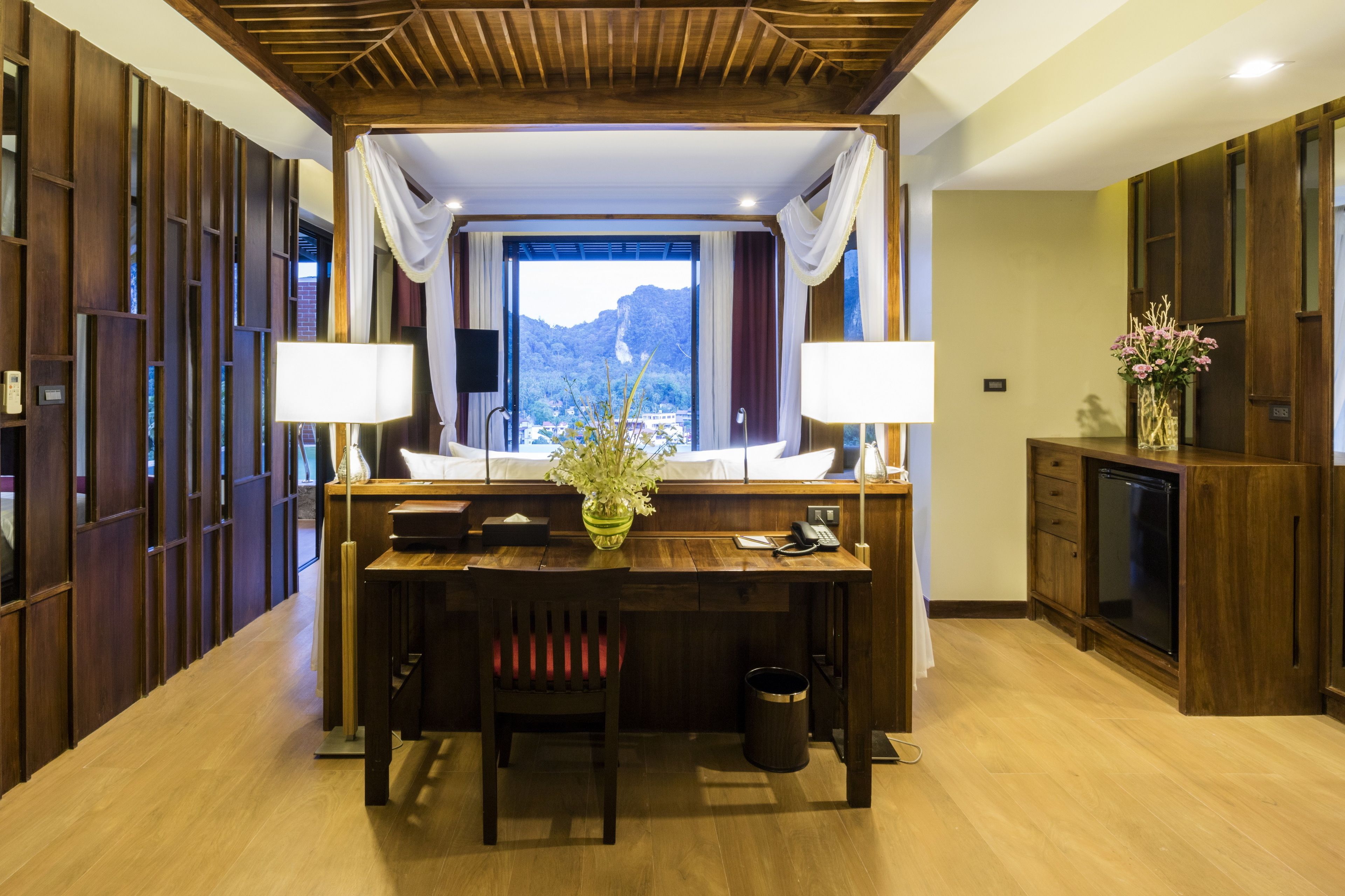 premium suite pool access | 1 bedroom, in-room safe, desk, free wifi