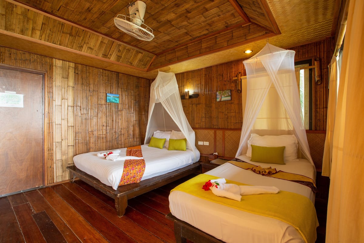 Triple Room, Garden View (Fan )