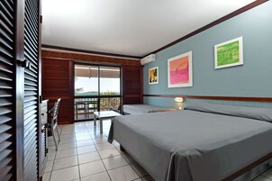 Stúdió, kilátással a tengerre | Széf a szobában, íróasztal és gyerekágy/csecsemőágy (felár ellenében)