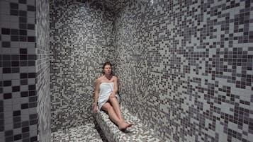 Sauna, body treatments, body wraps, body scrubs, facials