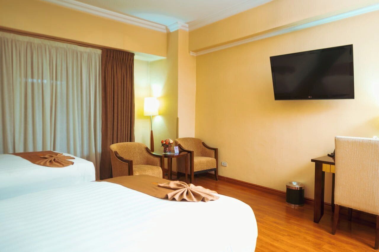 Standaard Twin kamer | Lakens van Egyptisch katoen, luxe beddengoed, donsdekens