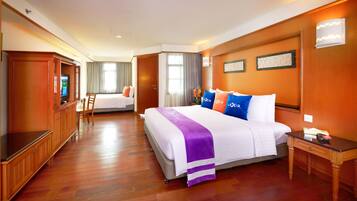 Premium bedding, minibar, in-room safe, desk