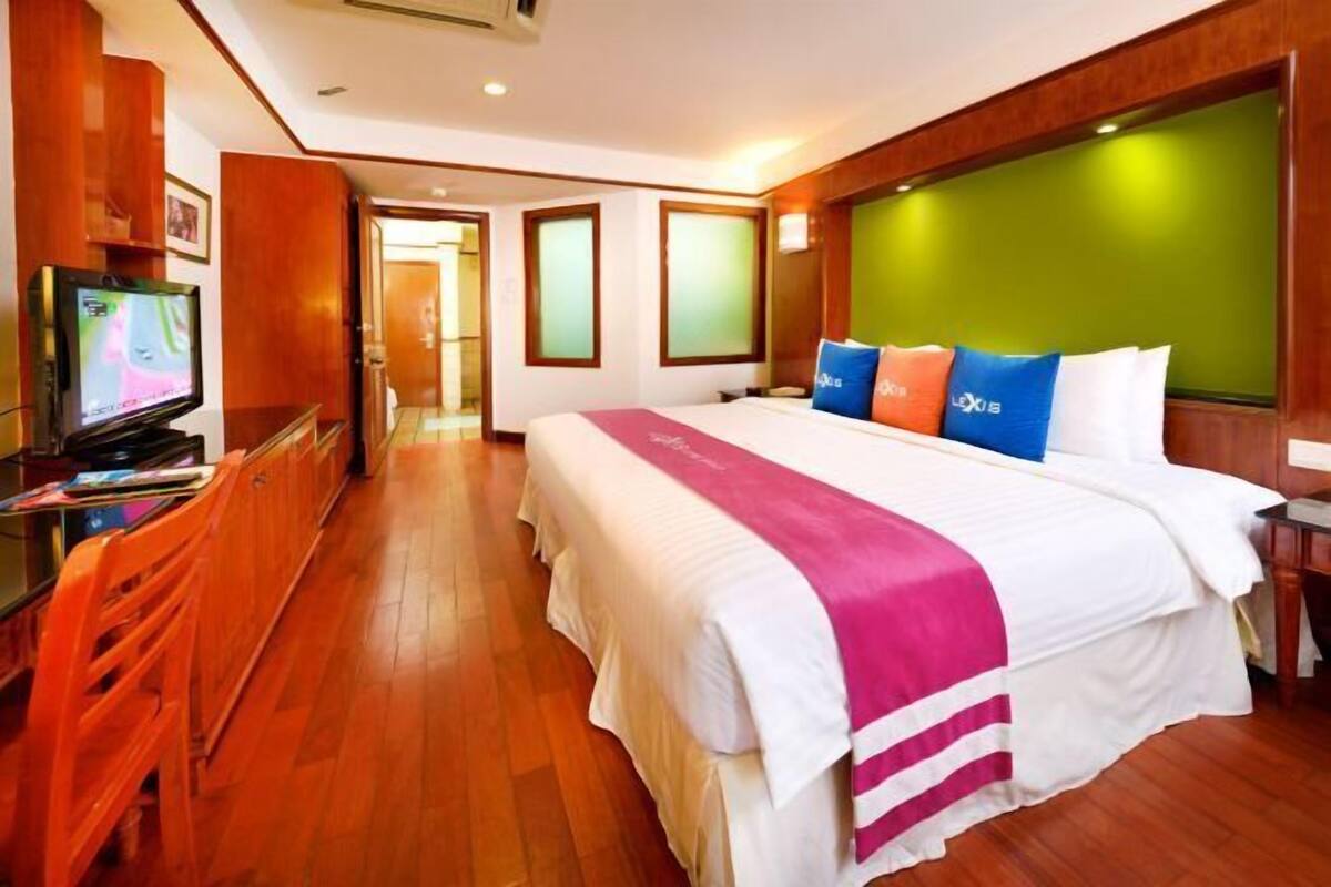 Ropa de cama de alta calidad y minibar 