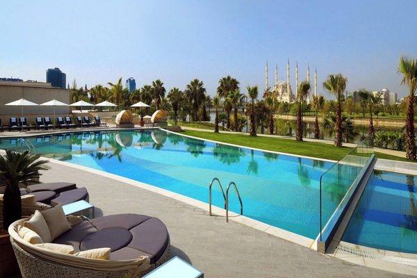 Indoor pool, seasonal outdoor pool