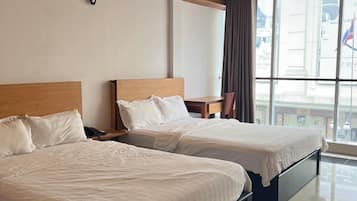Family Quadruple Room | Premium bedding, pillow-top beds, minibar, in-room safe