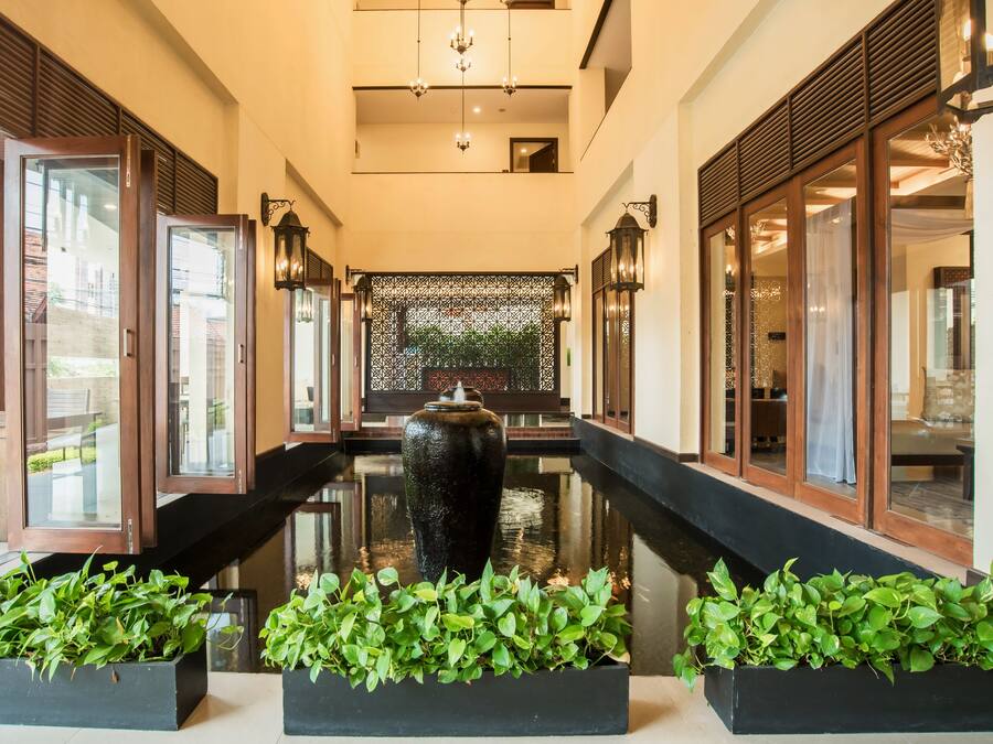 Indoor pool, open 7:00 AM to 6:00 PM, pool umbrellas, sun loungers