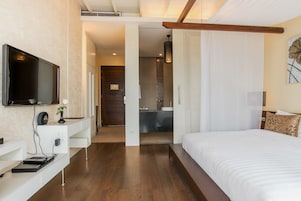 Minibar (some free items), in-room safe, iron/ironing board (on request)