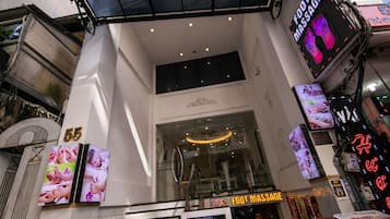 Voorkant van accommodatie