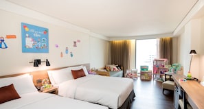 ห้องซิกเนเจอร์สำหรับสี่ท่าน | ห้องพักตกแต่งสำหรับเด็ก