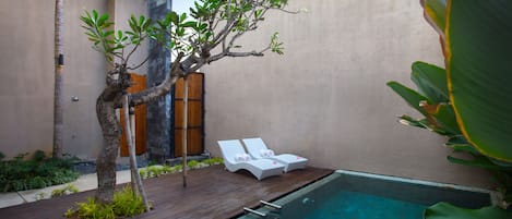 Villa, 2 habitaciones, alberca privada | Vista desde la habitación